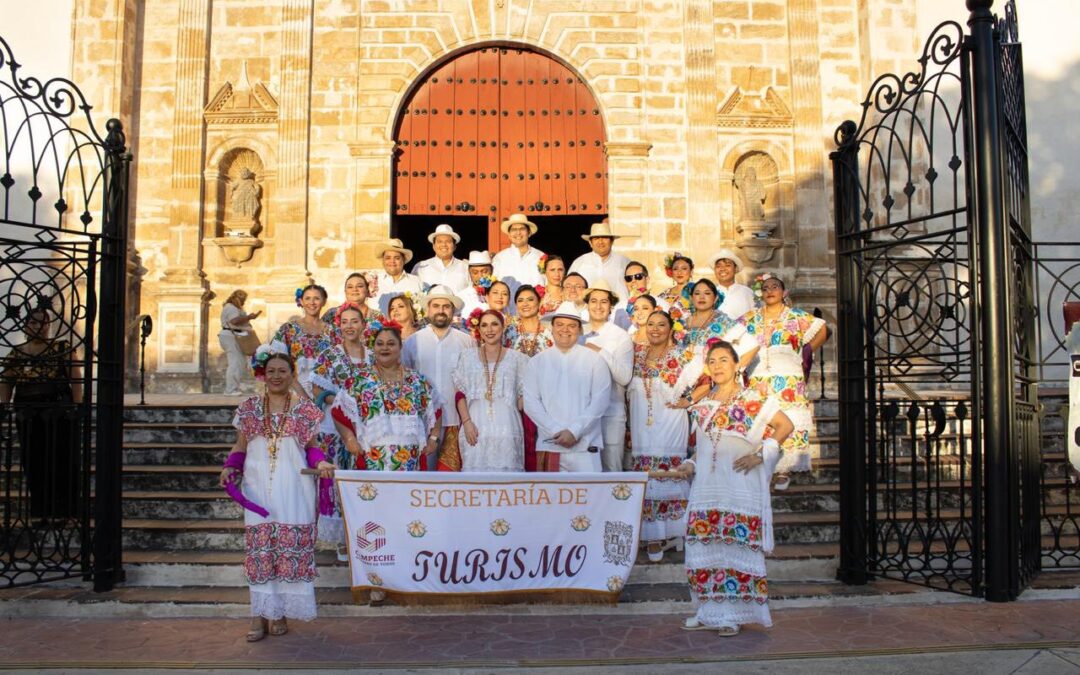 Orgullosos de nuestras tradiciones, la SECTUR participó en la Gran Fiesta de la Vaquería Peninsular Campeche 2025.