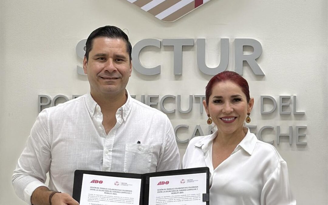 Secretaría de Turismo y ADO fortalecen la promoción del Estado de Campeche.